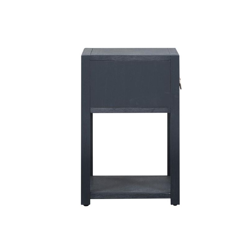 Liberty Furniture East End 1 Shelf Accent Table in Wirebrushed Denim image number 2