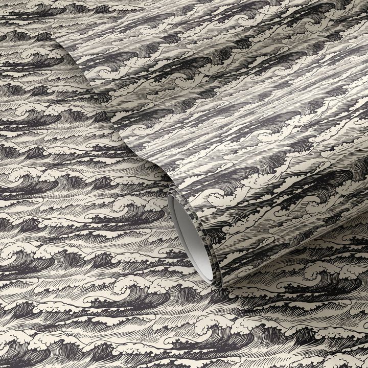 Wavebreak Wallpaper by Getty Images - Wavebreak  Black II