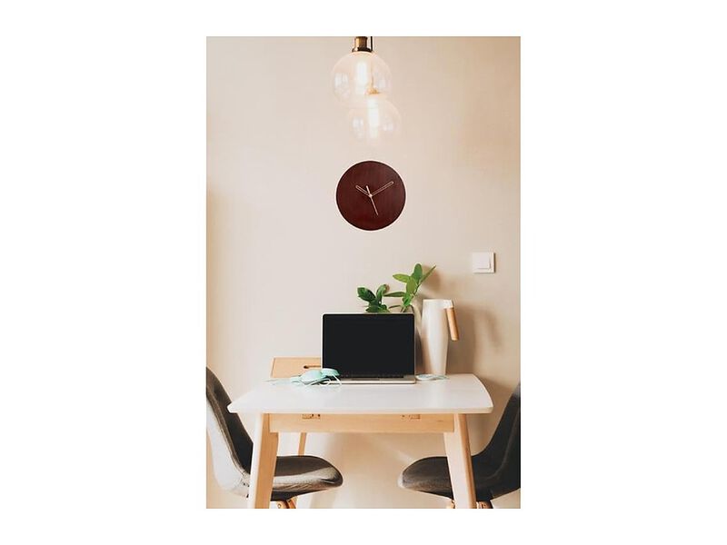 Rosewood Wall Clock Home Decor image number 3