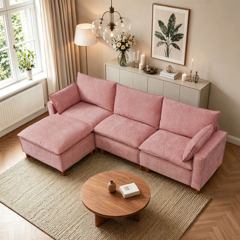 Medsmi Modular L-Shaped Sectional Sofa image number 2