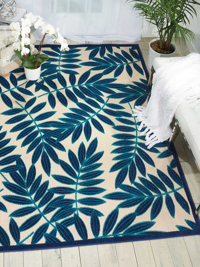 Aloha ALH18 Navy 6' x 9' Rug