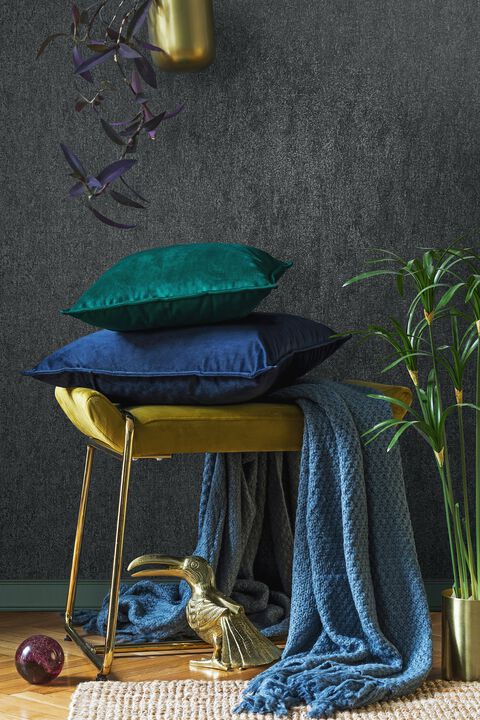 City Romance Plain Texture Black Wallpaper 35142