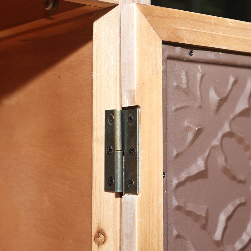 Guceb Vintage Carved Wood Armoire image number 4