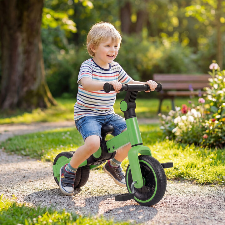 5 in 1 Kids Bike for Toddlers with Pedal Conversion and Balance Mode