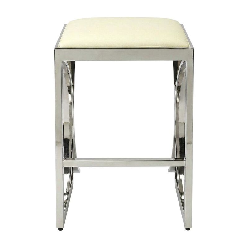 Starlight Canyon Home Pedestal Counter Stool with Footrest, Modern Contemporary Dining Room Chair image number 5