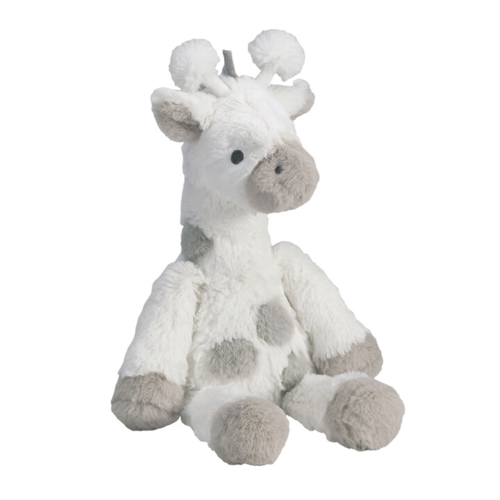 Lambs & Ivy Signature Goodnight Giraffe Moonbeams Plush Giraffe Stuffed Animal 11.5 Inch - Millie - Gray/White