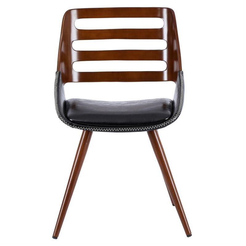 New Pacific Direct Shelton PU Leather Bamboo Chair