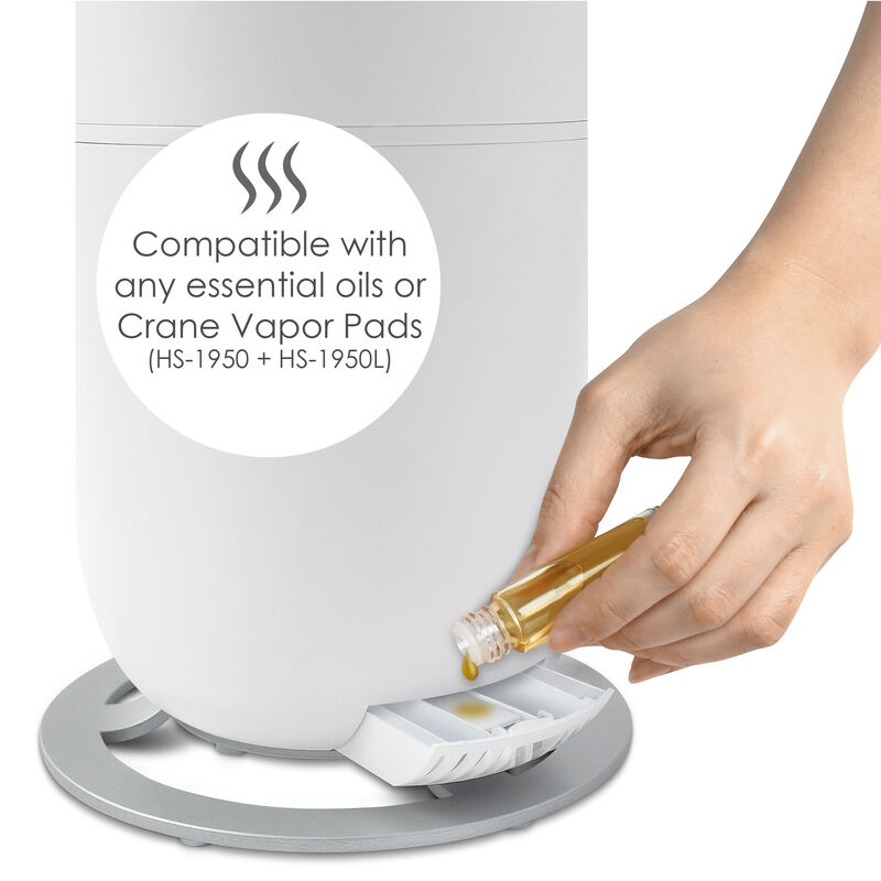 2 Gal. Ultrasonic Cool Mist Tower Humidifier with Germicidal UV-A Light image number 5