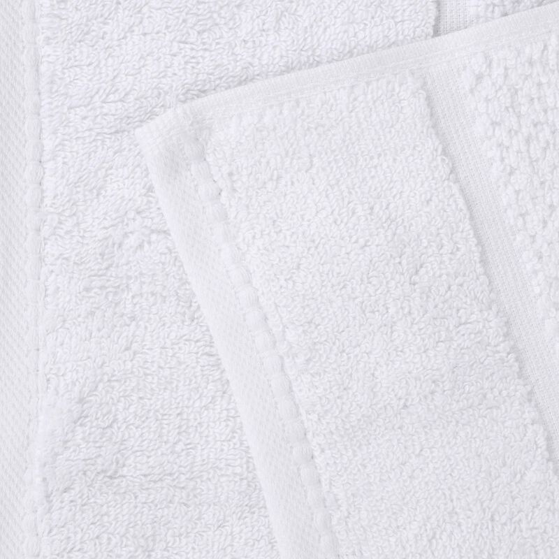 6 Piece Hand Towel Set in Viscose Cotton Blend with Textured Design image number 4