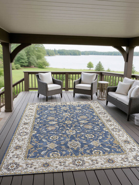 Hatay HY1 Navy 3' x 5' Rug