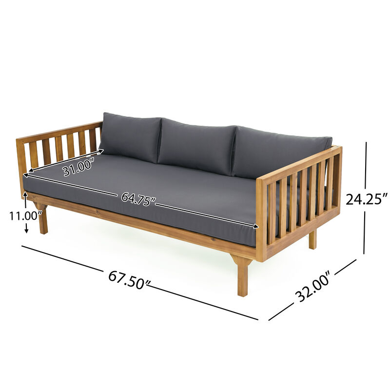Merax 3 SEATER DAYBED SOFA for Outdoor Indoor