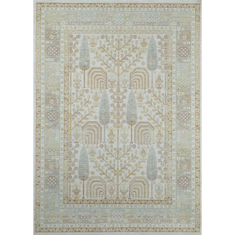 Momeni Traditional Rectangle Area Rug, Ivory, 7'10 X 10'6