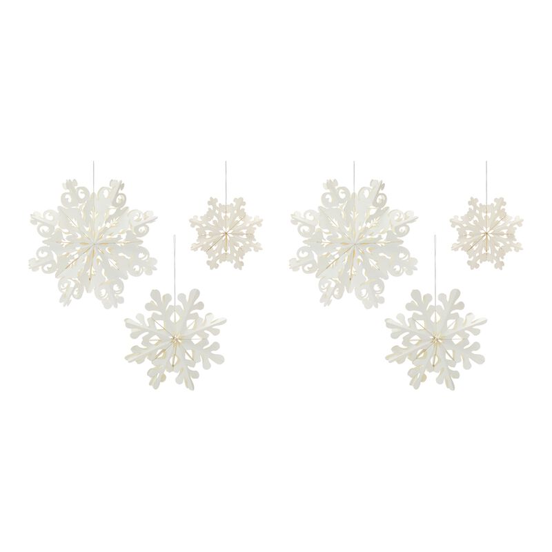 Paper Snowflake Ornament (Set of 6)