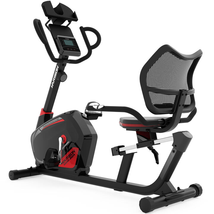 HARISON Pro Recumbent Exercise Bike 400 lbs Capacity, Magnetic Recumbent bike for Adult and Seniors (HR-B8)