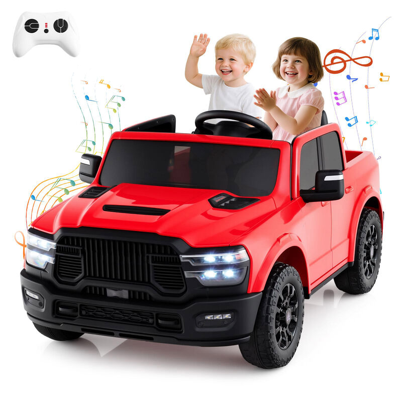 2 Seater Electric Ride On Truck for Big Kids with Remote and Music for Backyard image number 2