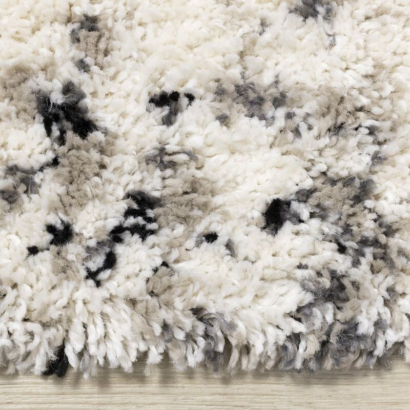 Novelle Home Madison Cream Taupe Grey Soft Speckeled Shag Rug, 7'10 x 10'10 image number 2
