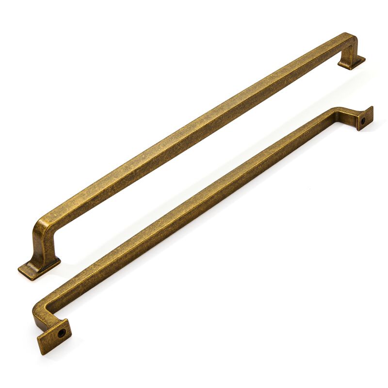 khtumeware 6 Pack 12 Inch Antique Brass Cabinet Pulls Vintage Drawer Pulls Kitchen Cabinet Hardware Cupboard Handles