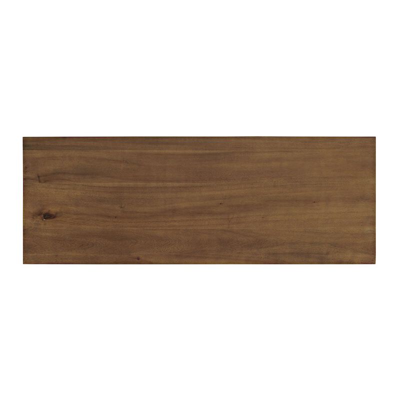 Jofran Claremont 50 Transitional Rustic Wood Sofa Console Table with Storage