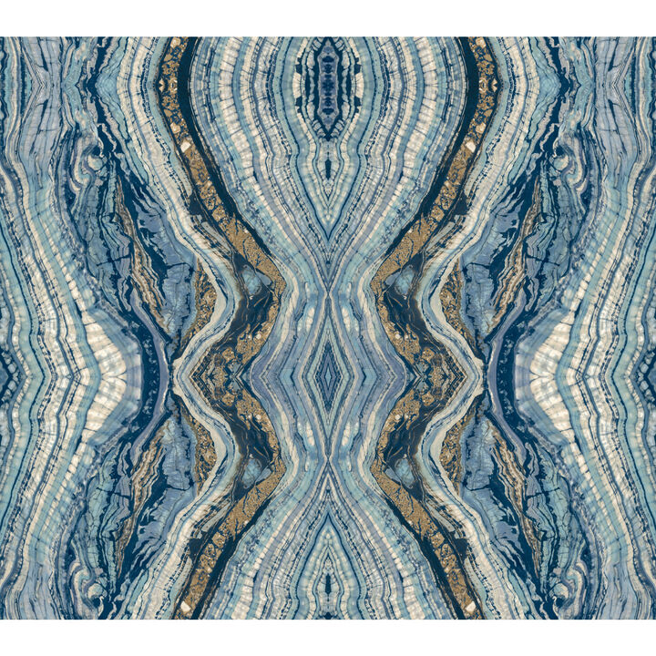 Kaleidoscope Blue Wallpaper