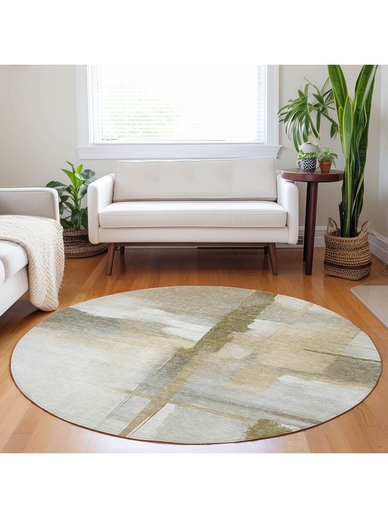 Ravenna RN9 Putty 8' Round Rug