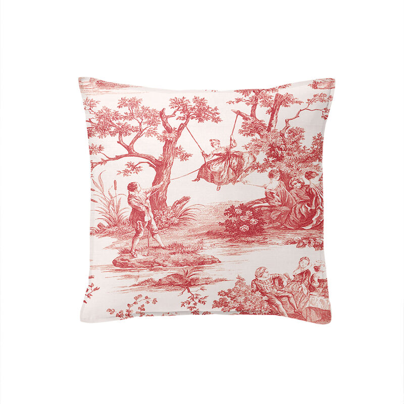 6ix Tailors Fine Linens Malaika Red Decorative Throw Pillows