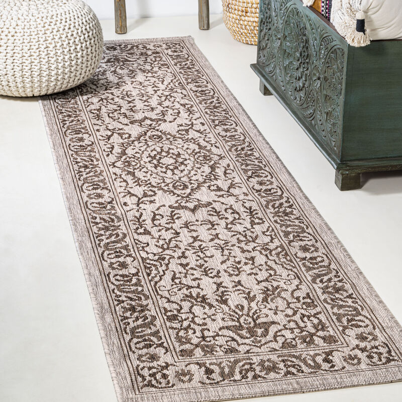 Jerash Ornate Medallion Indoor/Outdoor Area Rug