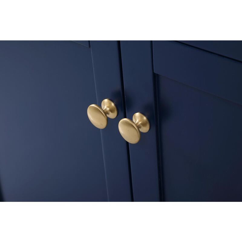 Elegant Kitchen and Bath 72 inch double bathroom vanity in blue