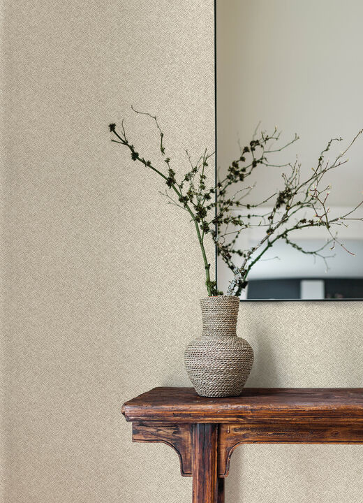Woven Basket Wheat Wallpaper (Set of 2)
