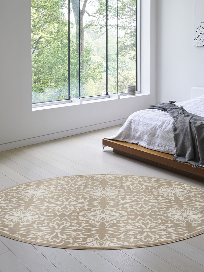 Jubilant JUB06 Taupe 8'6" x 12' Rug