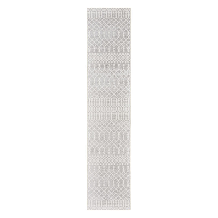 HomeRoots Geometric Runner Rug