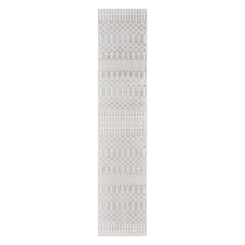 HomeRoots Geometric Runner Rug image number 0