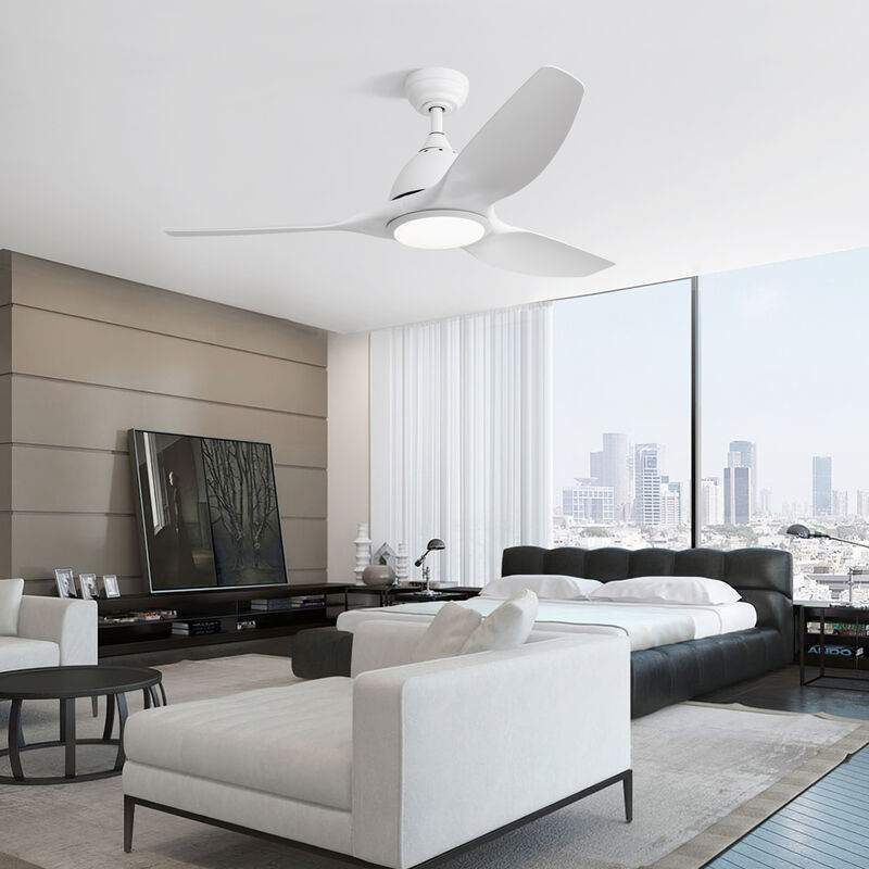ELEMENT ACE 52 Inch Modern Ceiling Fan with Energy-Efficient DC Motor and Adjustable LED Lighting image number 6