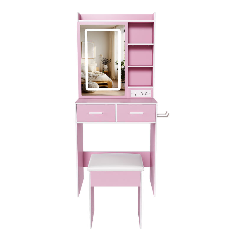 Blagem Small Makeup Vanity Desk with Mirror image number 0