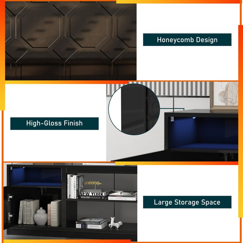 TV Stand Fits TVs up to 70 in. to 80 in.