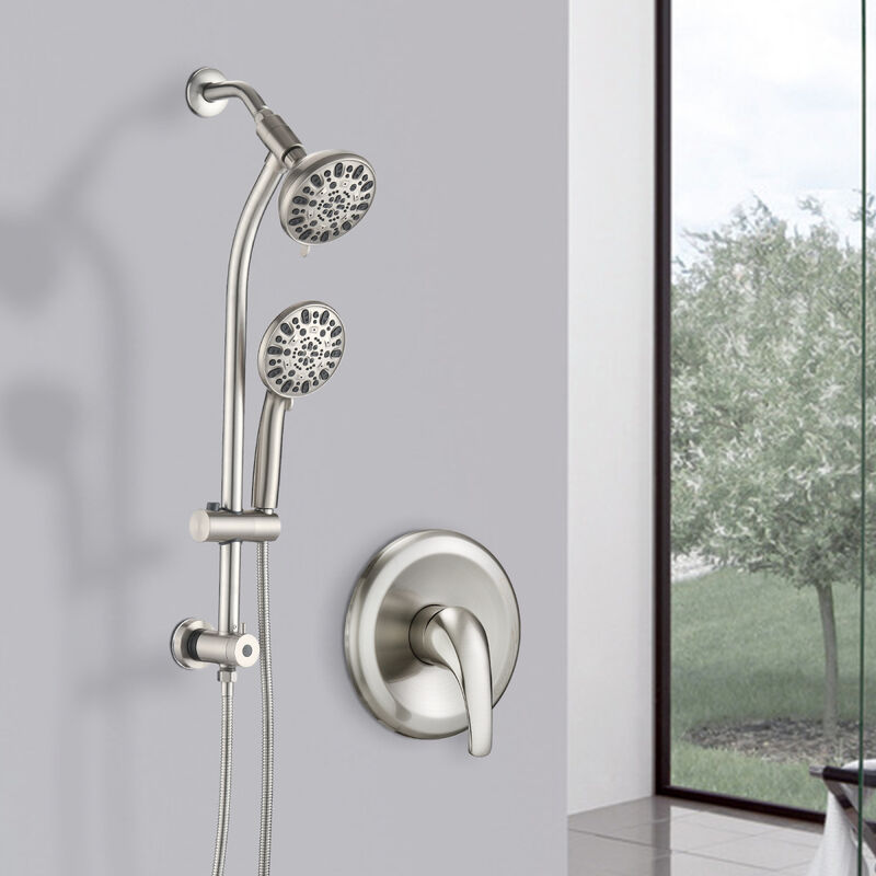 Stainless Steel Dual Shower Head Set
