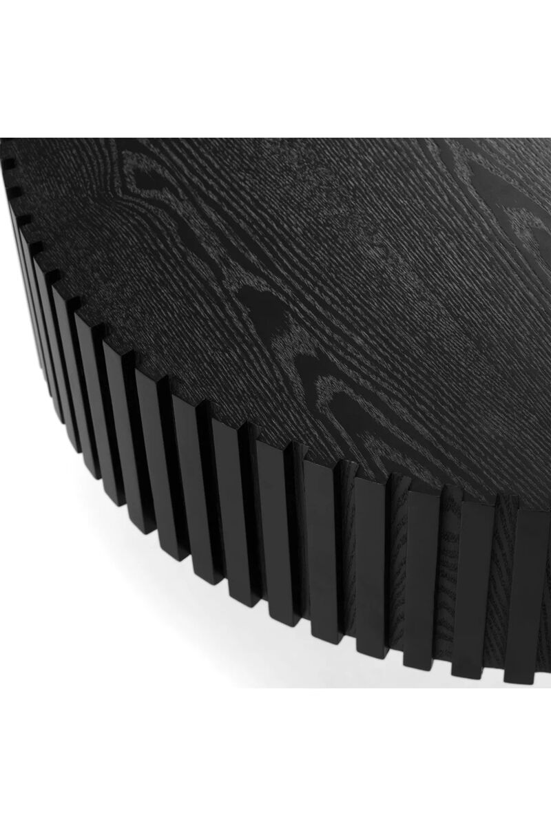 Ribbed Black Ash Coffee Tables (2) | OROA Modern Pierre image number 5