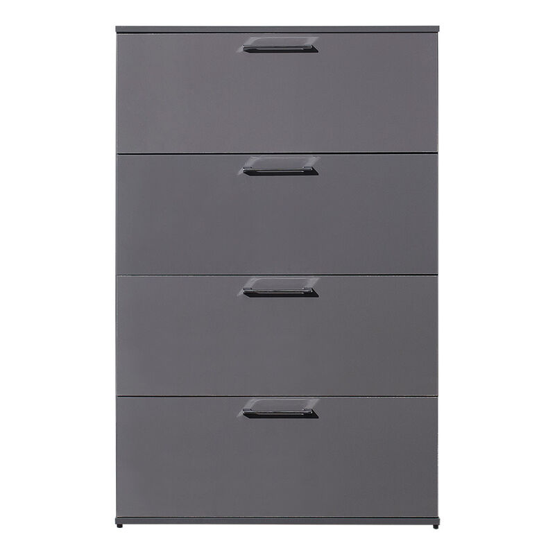 FC Design Klair Living Glossy Four-Drawer Jumbo Chest.