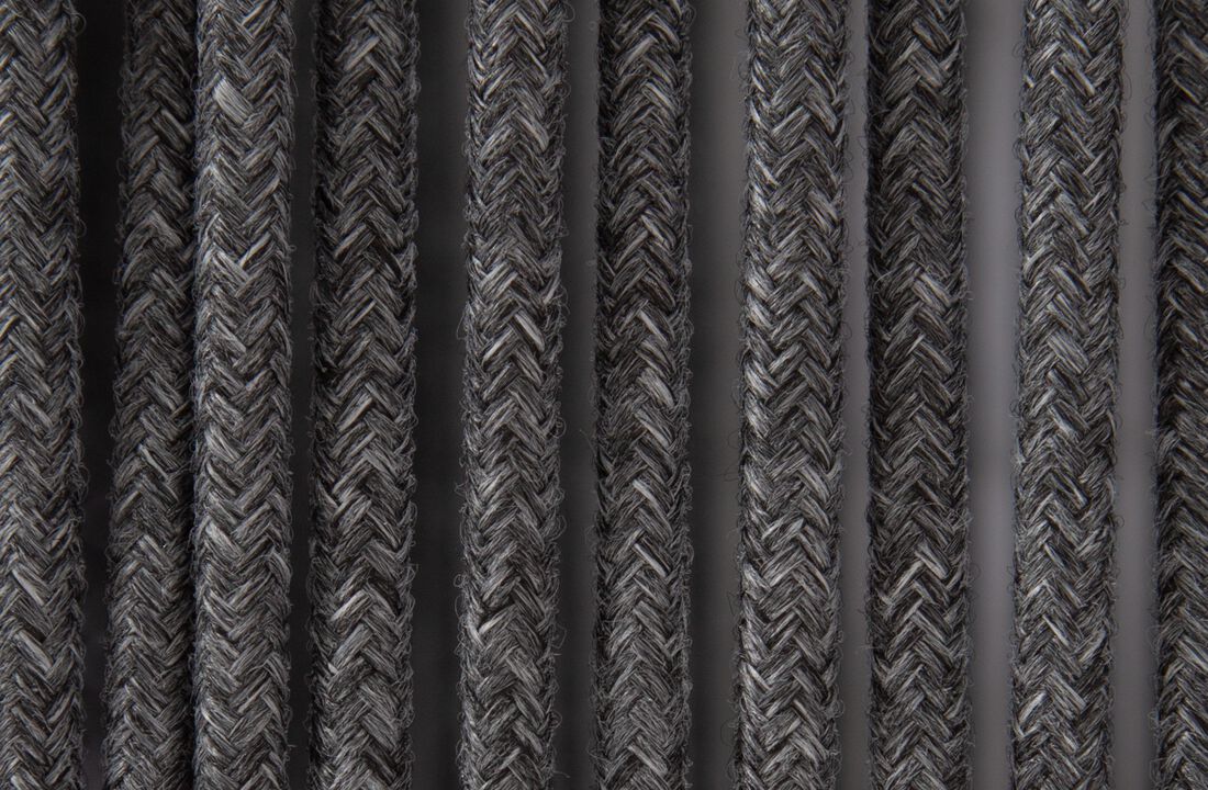 Milano Coffee Table w/ 40" Round Honed Absolute Granite Insert Top