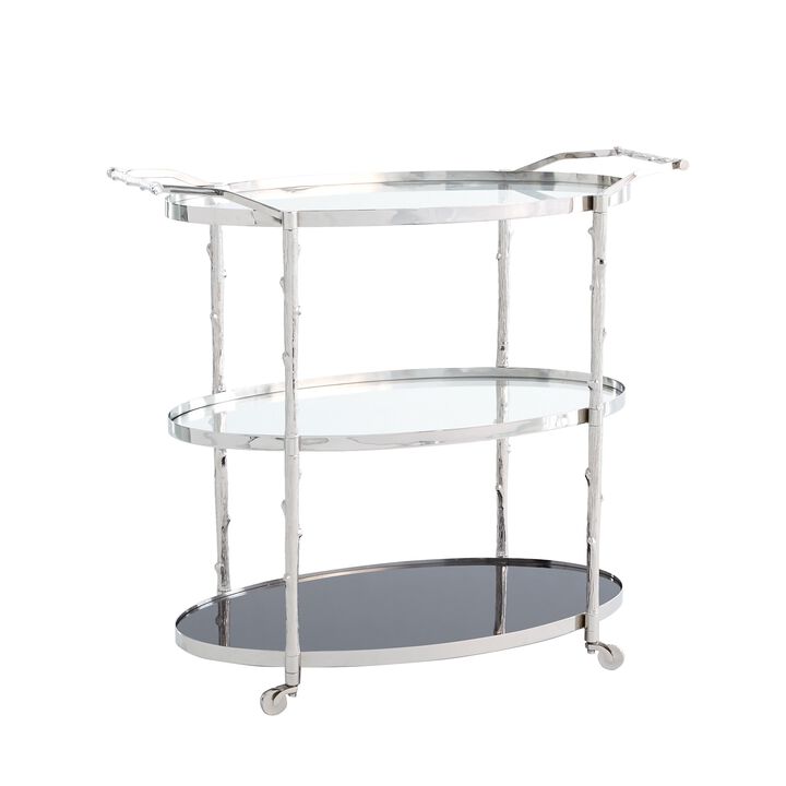 Arbor Bar Cart-Silver