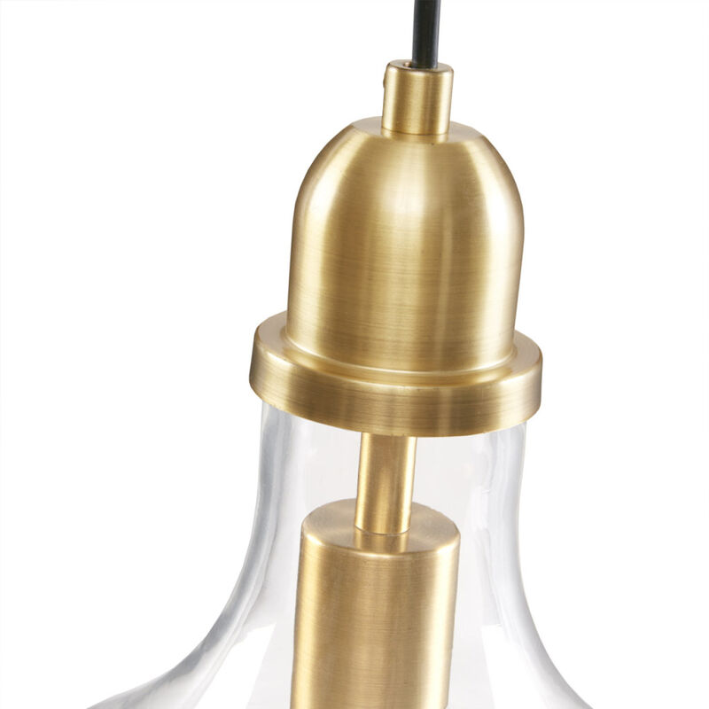 Streamdale Auburn Bell Shaped Glass Pendant