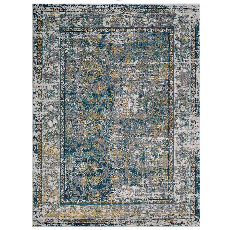 RUGSOTIC CARPETS MACHINE MADE HEATSET POLYPROPYLENE AREA RUGS  - Rectangle Shape, Classic Oriental Traditional  Design, Midium Pile Machine Made Area Rugs (M00036) image number 0