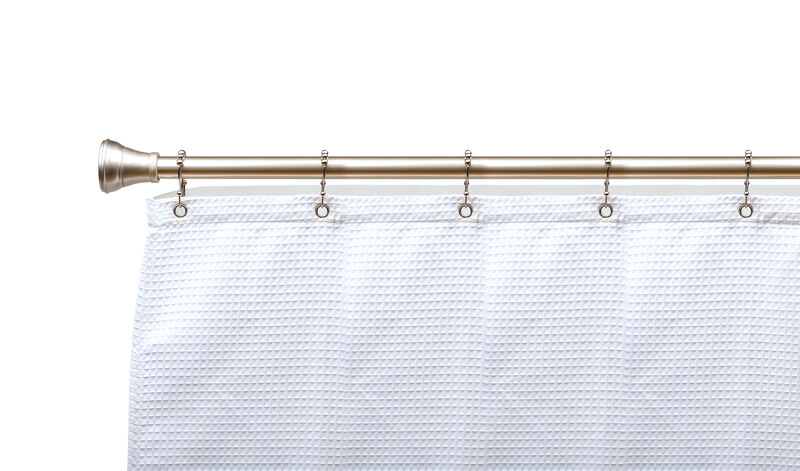 Rust-Proof Stainless Steel Double Shower Curtain Hooks with Smooth Rolling Balls, Set of 12 image number 5