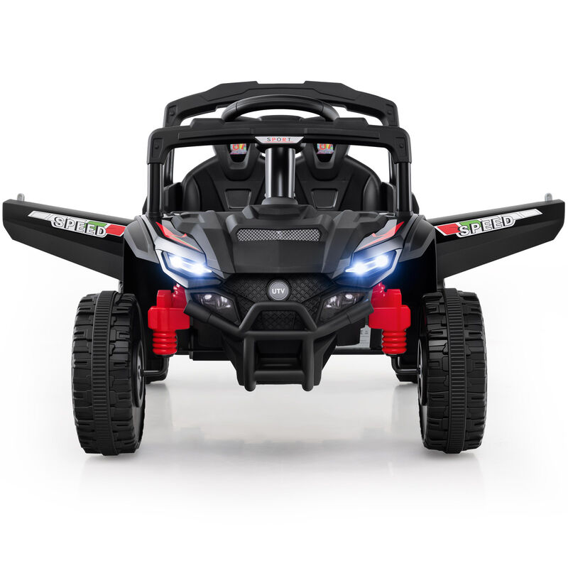 Kids 12V Electric UTV Ride On Car with LED Lights Music and Horn image number 6
