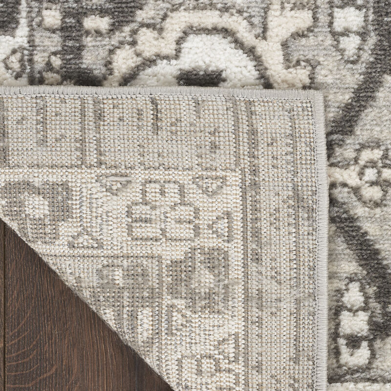 Quarry QUA05 Gray 2'2" x 7'6" Rug image number 0
