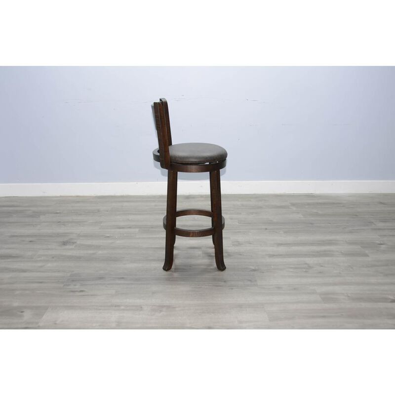 Sunny Designs Bar Swivel Barstool, Cushion Seat