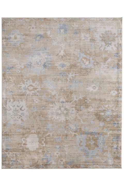 Augustine 39TXF Beige/Blue 9' x 12' Rug