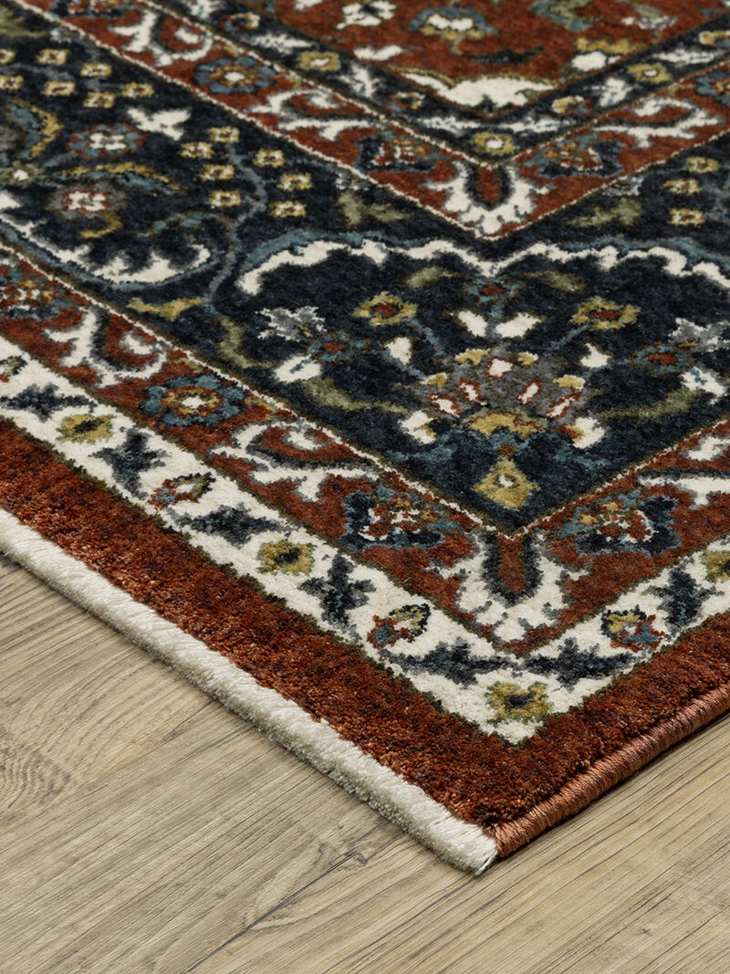 Vivian 5'3" x 7'6" Red Rug image number 2