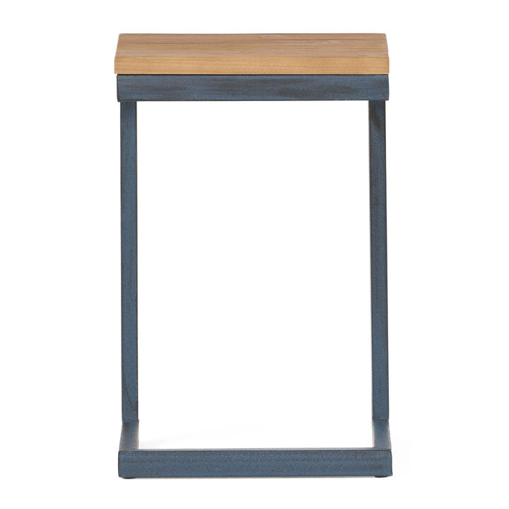 Streamdale Firwood Antique C-Shaped Nesting Tables (3-Pack)