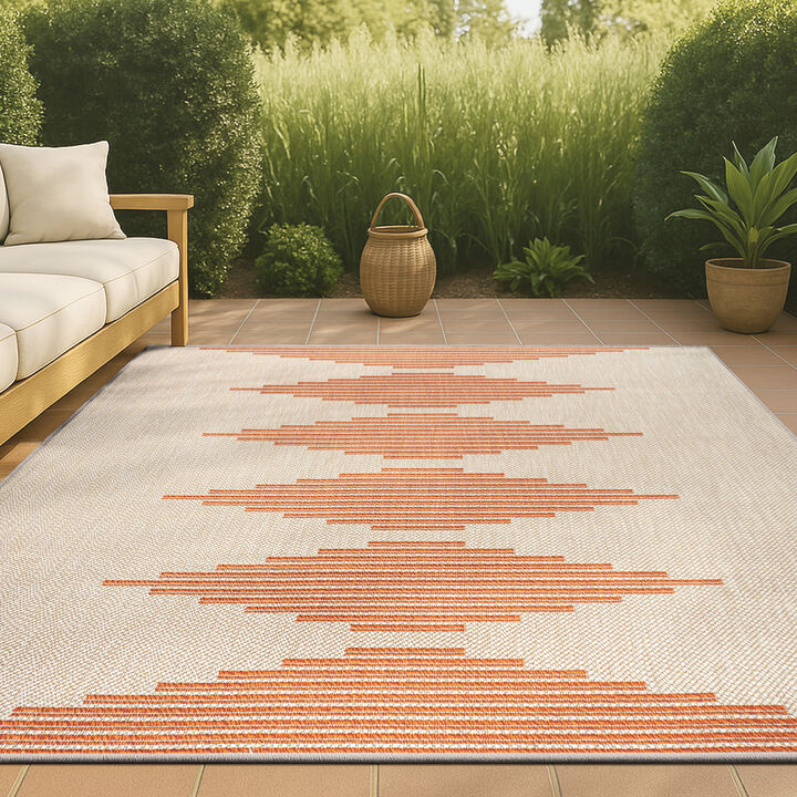 Vinales Diamond Stripe Indoor/Outdoor Area Rug