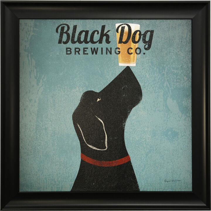 Black Dog Brewing Co Framed Print